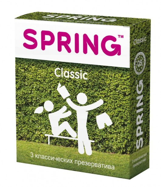 Классические презервативы SPRING CLASSIC - 3 шт. - SPRING - купить с доставкой в Калуге