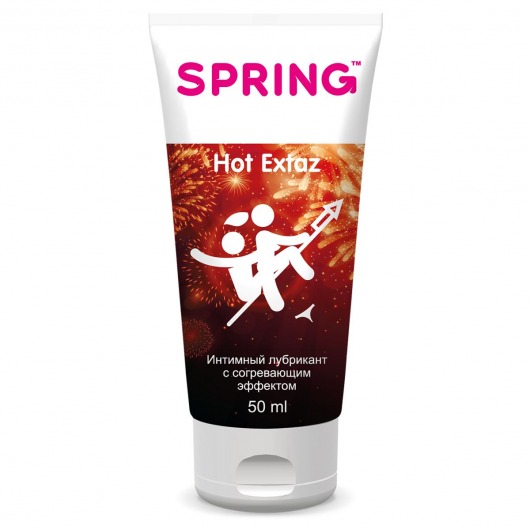 Согревающие интимный лубрикант Spring Hot Extaz - 50 мл. - SPRING - купить с доставкой в Калуге