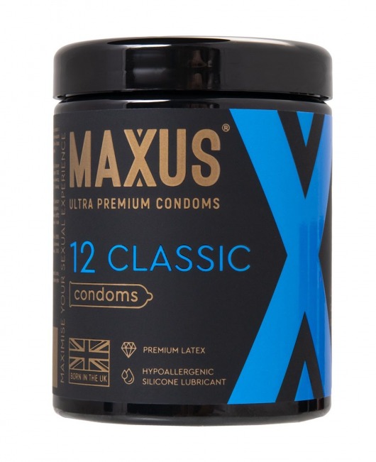 Классические презервативы MAXUS Classic - 12 шт. - Maxus - купить с доставкой в Калуге