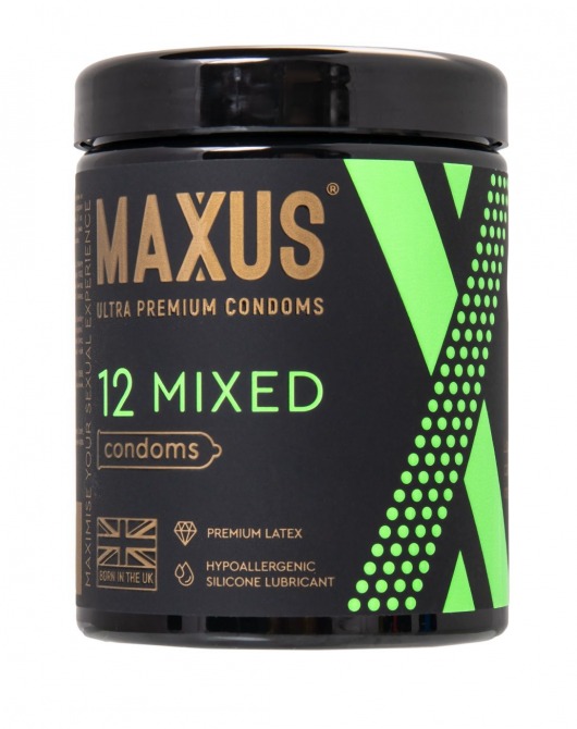 Презервативы MAXUS Mixed - 12 шт. - Maxus - купить с доставкой в Калуге