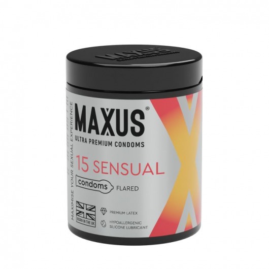 Анатомические презервативы MAXUS Sensual - 15 шт. - Maxus - купить с доставкой в Калуге