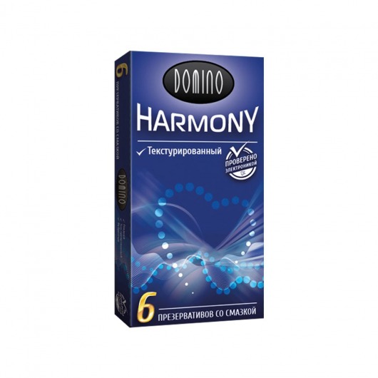 Текстурированные презервативы Domino Harmony - 6 шт. - Domino - купить с доставкой в Калуге