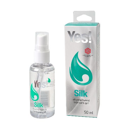 Силиконовая гипоаллергенная вагинальная смазка Yes Silk - 50 мл. - Sitabella - купить с доставкой в Калуге