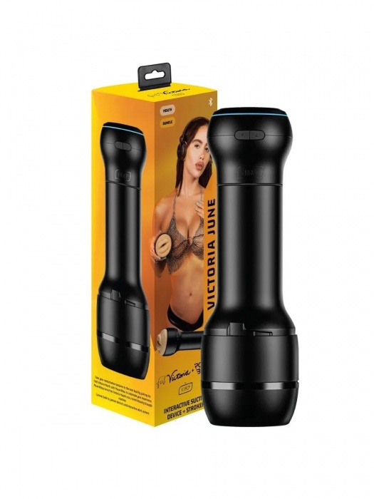 Мастурбатор-ротик с интерактивной насадкой PowerBlow   FeelVictoria Mouth - Kiiroo - в Калуге купить с доставкой