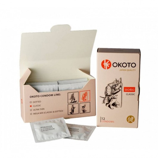 Презервативы OKOTO Classic - 12 шт. - Sitabella - купить с доставкой в Калуге