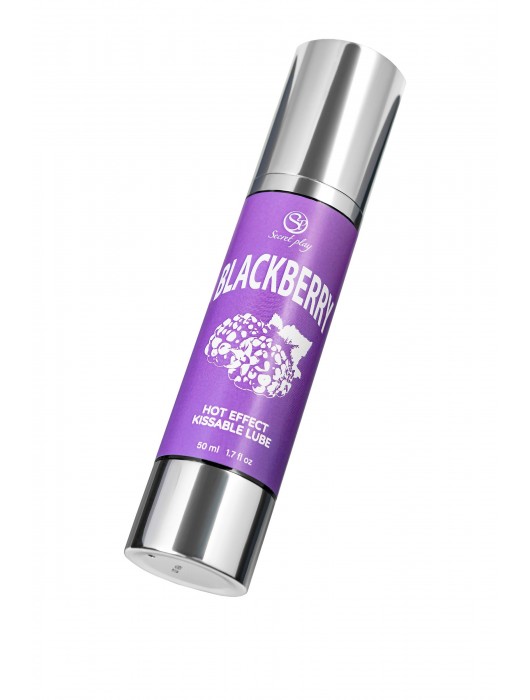 Массажное масло 2-в-1 Blackberry Hot Effect с разогревающим эффектом и вкусом ежевики - 50 мл. - Secret Play - купить с доставкой в Калуге