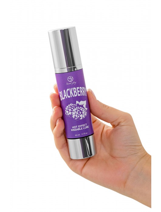 Массажное масло 2-в-1 Blackberry Hot Effect с разогревающим эффектом и вкусом ежевики - 50 мл. - Secret Play - купить с доставкой в Калуге