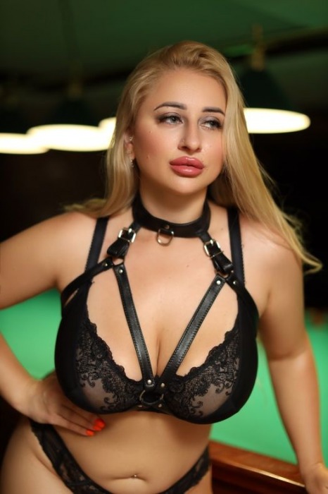 Черная кожаная сбруя с ошейником plus size из нежной кожи - БДСМ Арсенал - купить с доставкой в Калуге