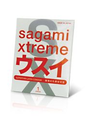 Ультратонкий презерватив Sagami Xtreme SUPERTHIN - 1 шт. - Sagami - купить с доставкой в Калуге