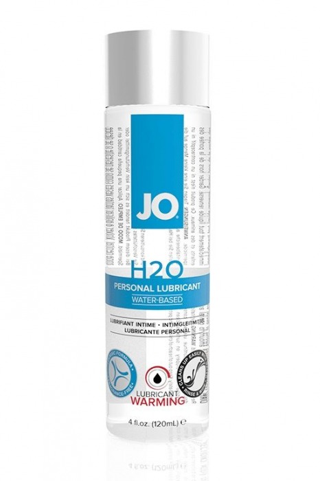 Возбуждающий лубрикант на водной основе JO Personal Lubricant H2O Warming - 120 мл. - System JO - купить с доставкой в Калуге