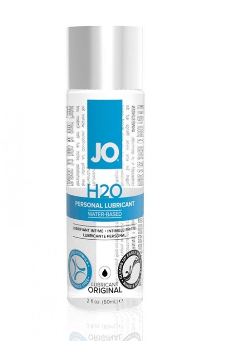 Нейтральный лубрикант на водной основе JO Personal Lubricant H2O - 60 мл. - System JO - купить с доставкой в Калуге