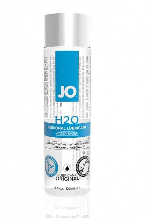 Нейтральный лубрикант на водной основе JO Personal Lubricant H2O - 120 мл. - System JO - купить с доставкой в Калуге