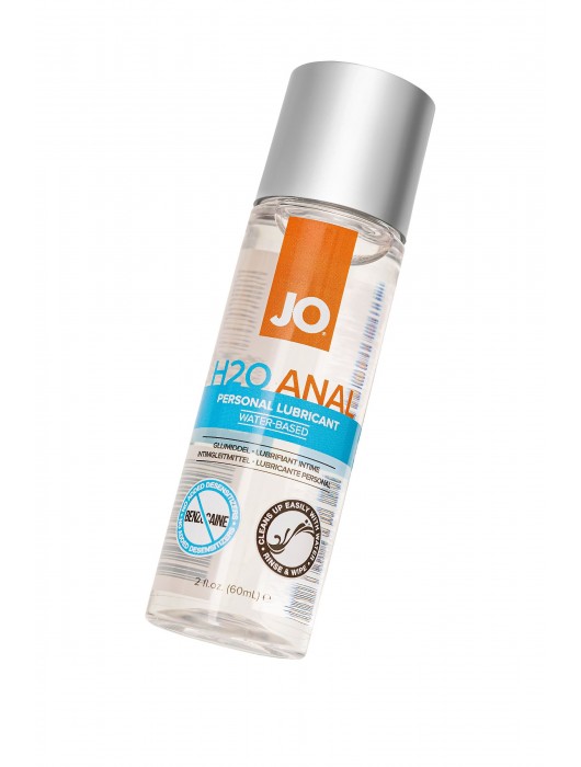 Анальный лубрикант на водной основе JO Anal H2O - 60 мл. - System JO - купить с доставкой в Калуге