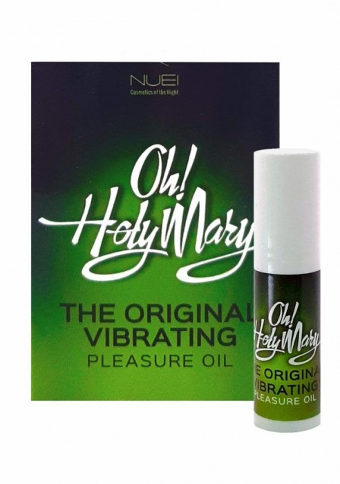 Масло унисекс с эффектом вибрации Oh! Holy Mary - 6 мл. - Nuei cosmetics - купить с доставкой в Калуге