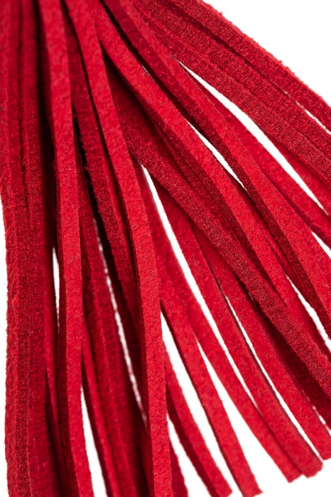 Зажимы на соски «Вилки» с красными кисточками из замши - Pecado - купить с доставкой в Калуге