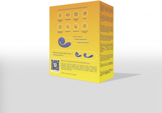 Синий инновационный вибратор SVibe Gizi Lite - SVibe