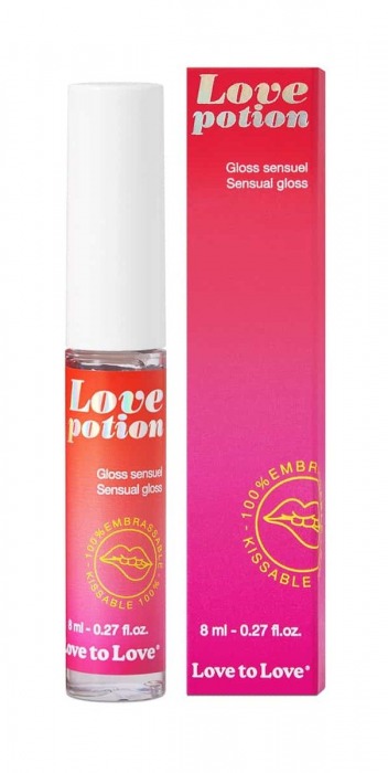 Возбуждающий блеск для губ Love Potion - 8 мл. - Love to Love - купить с доставкой в Калуге
