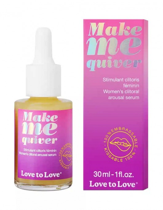 Возбуждающие капли для клитора Make Me Quiver - 30 мл. - Love to Love - купить с доставкой в Калуге