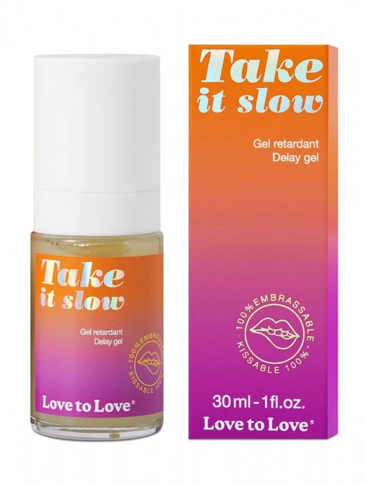 Пролонгирующий гель для мужчин Take It Slow - 30 мл. - Love to Love - купить с доставкой в Калуге