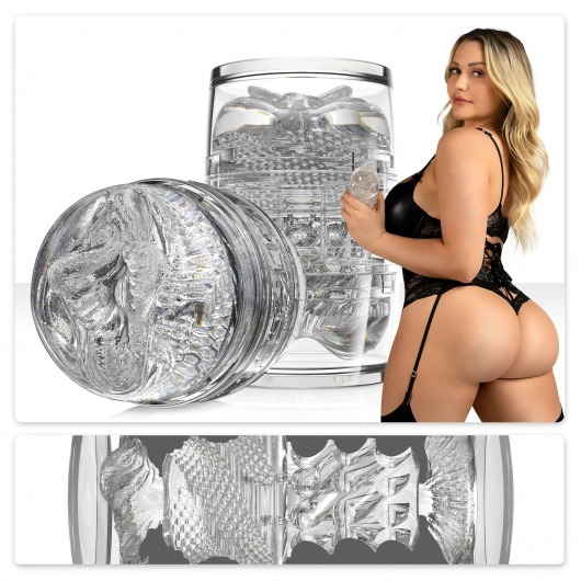 Прозрачный двусторонний мастурбатор Fleshlight Quickshot Mia Malkova - Fleshlight - в Калуге купить с доставкой