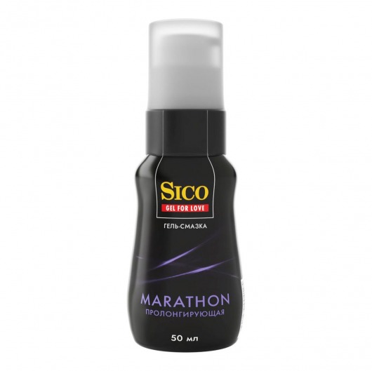 Пролонгирующая гель-смазка Sico Marathon - 50 мл. - Sico - купить с доставкой в Калуге