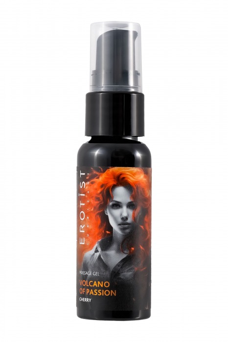 Гель с эффектом вибрации Volcano Of Passion со вкусом вишни - 25 мл. - Erotist Lubricants - купить с доставкой в Калуге