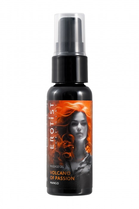 Гель с эффектом вибрации Volcano Of Passion со вкусом манго - 25 мл. - Erotist Lubricants - купить с доставкой в Калуге