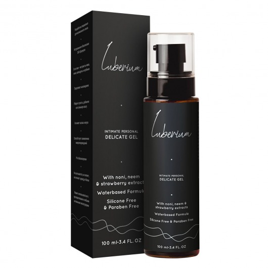Интимный гель с экстрактами нони, нима и клубники Luberium Delicate Waterbased - 100 мл. - Luberium - купить с доставкой в Калуге