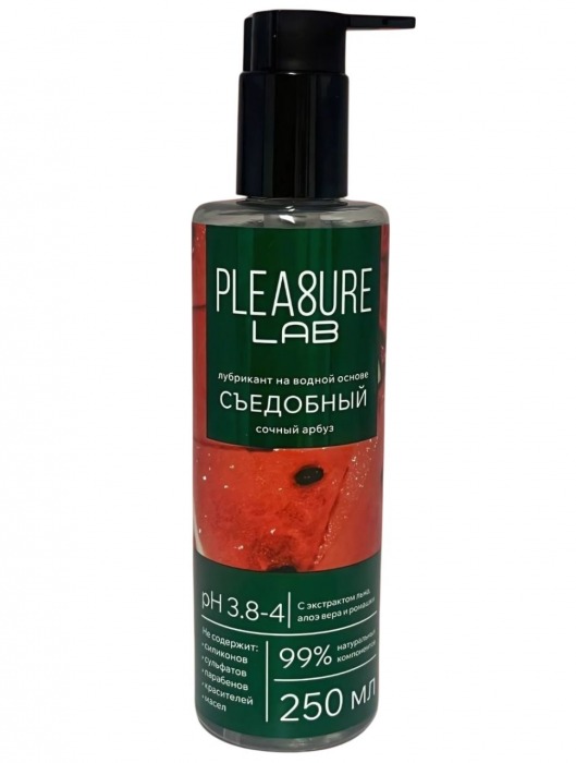 Лубрикант на водной основе Pleasure Lab с ароматом арбуза - 250 мл. - Pleasure Lab - купить с доставкой в Калуге