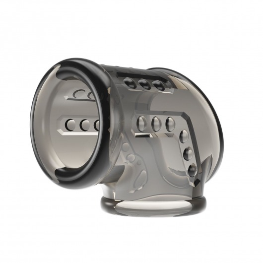 Дымчатая насадка на пенис и мошонку - Baile - в Калуге купить с доставкой