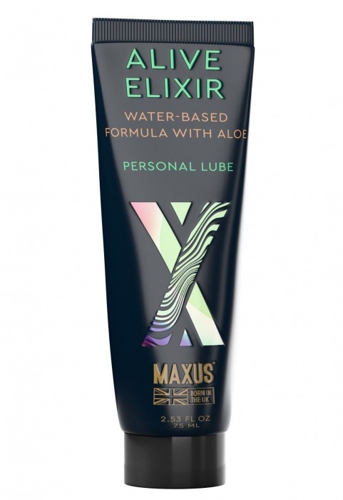 Интимный гель на водной основе MAXUS Alive Elixir - 75 мл. - Maxus - купить с доставкой в Калуге