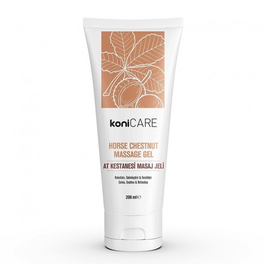 Расслабляющий массажный гель Konicare Horse Chestnut Massage Gel - 200 мл. - KoniCARE - купить с доставкой в Калуге