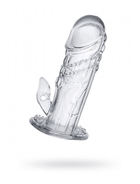 Прозрачная насадка на пенис Uco - 13 см. - A-toys - в Калуге купить с доставкой