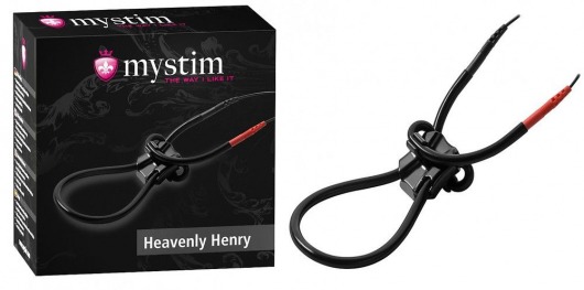 Эрекционное лассо для электростимуляции HEAVENLY HENRY - MyStim - купить с доставкой в Калуге