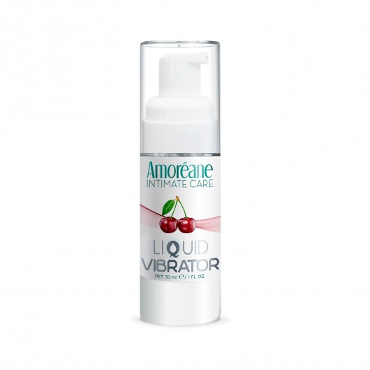 Жидкий вибратор со вкусом вишни Amoreane Cherry - 30 мл. - Amoreane - купить с доставкой в Калуге
