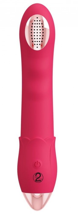Малиновая насадка на душ с вибрацией Showers to orgasm - 20,1 см. - Orion - купить с доставкой в Калуге