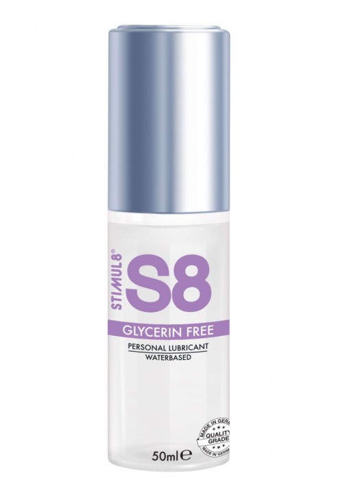 Лубрикант на водной основе S8 Glycerin Free без глицерина - 50 мл. - Stimul8 - купить с доставкой в Калуге