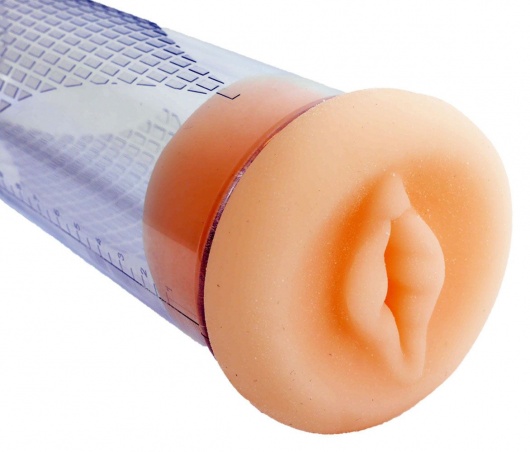 Телесный уплотнитель для вакуумной помпы в виде вагины - Boys of Toys - в Калуге купить с доставкой