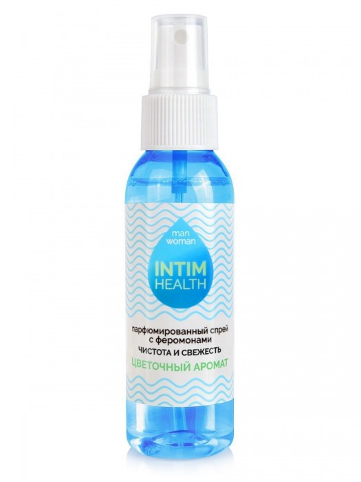 Парфюмированный спрей Intim Health для нижнего белья и тела с цветочным ароматом - 95 мл. -  - Магазин феромонов в Калуге