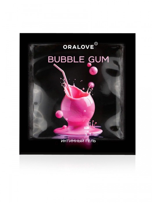 Саше съедобной оральной смазки OraLove с ароматом бабл-гам - 3 гр. - Биоритм - купить с доставкой в Калуге