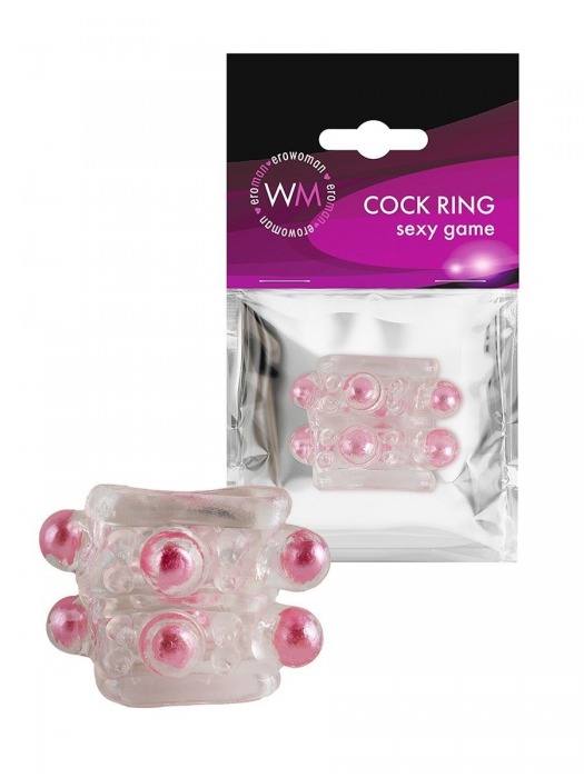 Прозрачная насадка на пенис с цветными шариками - Erowoman-Eroman - в Калуге купить с доставкой