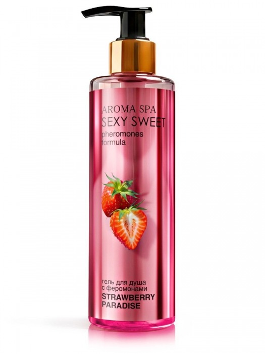 Гель для душа с феромонами и ароматом клубники Strawberry Paradise - 200 мл. -  - Магазин феромонов в Калуге