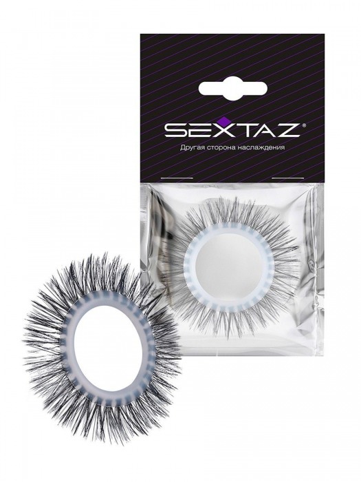 Круглое эрекционное кольцо с длинными «ресничками» - Sextaz - в Калуге купить с доставкой