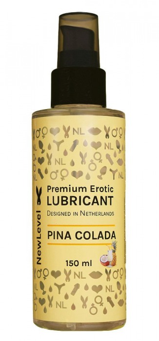 Ароматизированный лубрикант на водной основе NewLevel Pina Colada - 150 мл. - NewLevel - купить с доставкой в Калуге