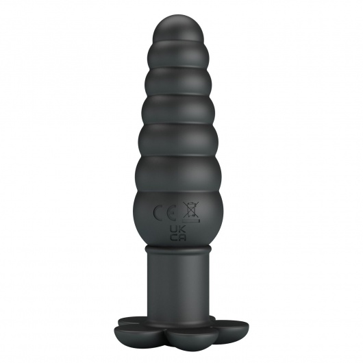 Черный анальный вибростимулятор Imron - 11 см. - Baile