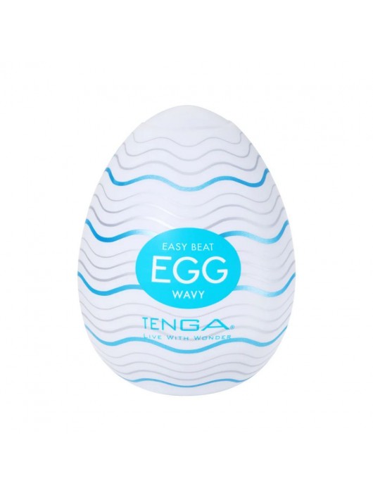 Мастурбатор-яйцо Tenga Egg Wavy - Tenga - в Калуге купить с доставкой