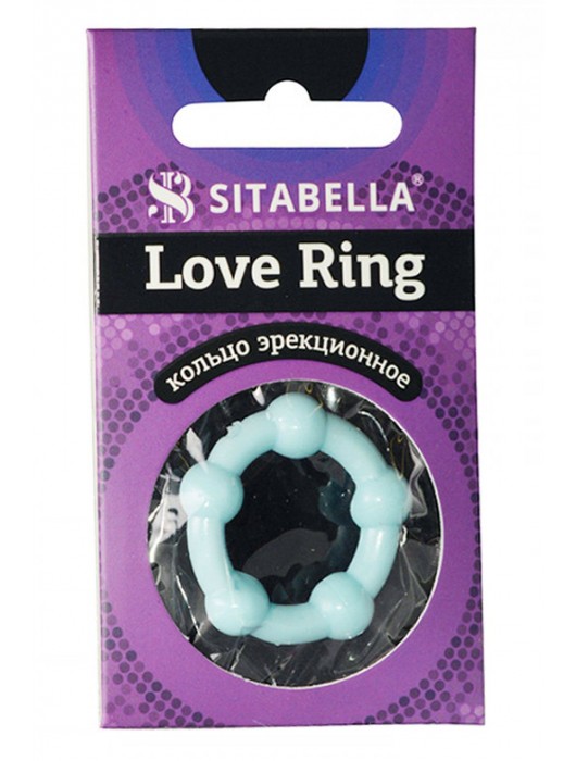 Цветное эрекционное кольцо Love Ring с бусинами - Sitabella - в Калуге купить с доставкой