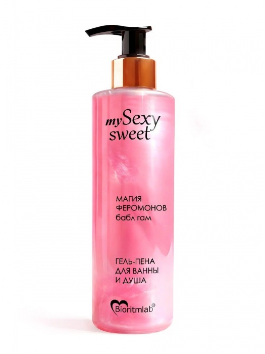 Гель-пена для ванны и душа Sexy Sweet с феромонами и ароматом бабл-гам - 200 мл. -  - Магазин феромонов в Калуге