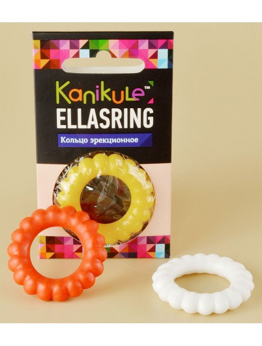 Цветное рельефное эрекционное кольцо Ellasring - Sitabella - в Калуге купить с доставкой