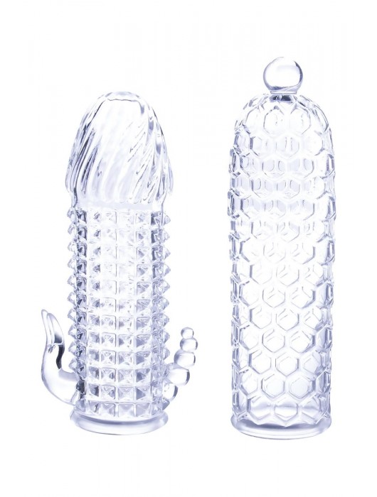 Набор из 2 прозрачных насадок на член Seductive Tickler Sleeves Set - NMC - в Калуге купить с доставкой